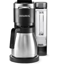 Keurig K-Duo Single Serve K-Cup Pod & Carafe Coffee Maker, with Multiple Brew Sizes, 60oz Removable Reservoir, Programmable Auto Brew Carafe, (Gen 1), Black
