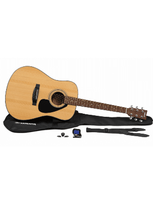 Yamaha GigMaker Standard Acoustic Guitar w/ Gig Bag, Tuner, Strap and Picks - Natural