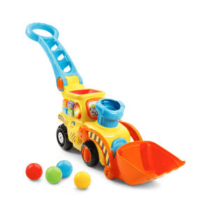 VTech Pop-a-Balls Push and Pop Bulldozer, Yellow B06WV7VBY5