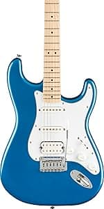 Squier Affinity Series Stratocaster Packs Electric Guitar, Charcoal Frost Metallic, Laurel Fingerboard