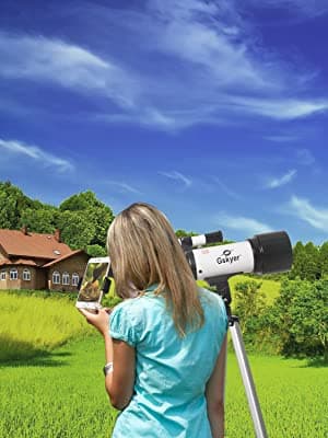 Gskyer Telescope, 70mm Aperture 400mm AZ Mount Astronomical Refracting Telescope for Kids Beginners - Travel Telescope with Carry Bag, Phone Adapter and Wireless Remote.