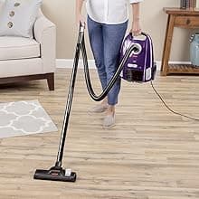 Bissell Zing Lightweight, Bagged Canister Vacuum, Purple, 2154A