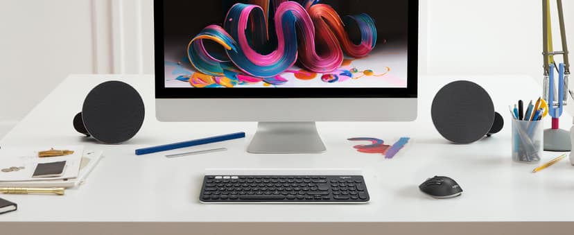 Logitech M720 Triathlon Wireless Mouse, Bluetooth, USB Unifying Receiver, 1000 DPI, 6 Programmable Buttons, 2-Year Battery, Compatible with Laptop, PC, Mac, iPadOS - Black