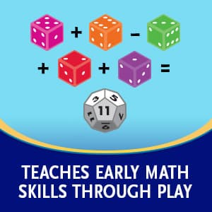 ThinkFun Math Dice Junior Game - Engaging Math Skills Builder | Perfect for Kids Aged 6+ | Aids in Mental Agility | Toy of The Year Nominee