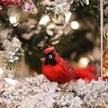 Old World Christmas Crochet Glass Blown Ornaments for Christmas Tree