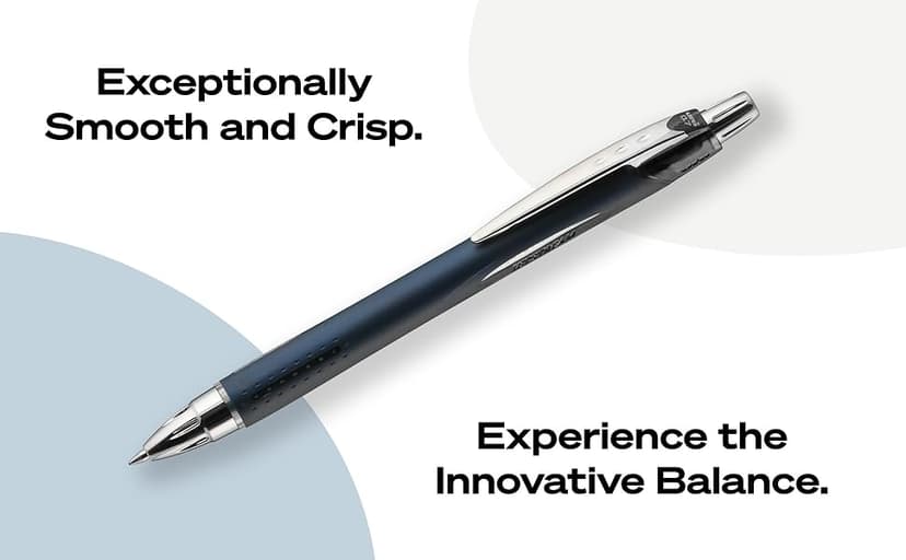 Uni-Ball Jetstream RT Pens - NY Times Wirecutter Best Pen for Over a Decade - Pack of 3 Black Fine Point Pens, 0.7mm - Back to School Pens, Ballpoint Pens