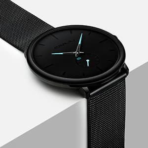 CRRJU Mens Watches Ultra-Thin Minimalist Waterproof - Fashion Wrist Watch for Men Unisex Dress with Stainless Steel Mesh Band