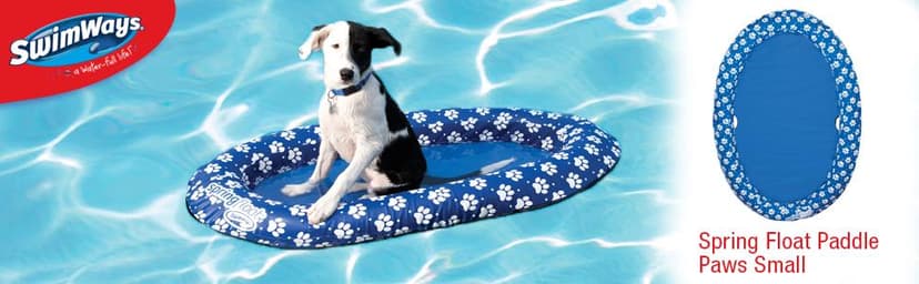 SwimWays Paddle Paws Spring Float Dog Raft, Small (0-65 lbs.)