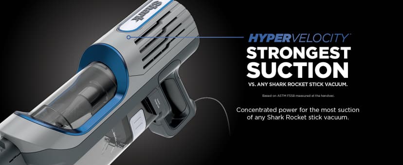 Shark Corded Stick Vacuum Cleaner | Vertex Ultralight | Removable Handheld Vacuum | Pet Hair Vacuum for Carpet and Hard Floor | Powerful Suction | No Hair Wrap | 3 Attachments Included | HZ2002