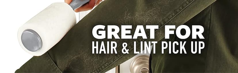 Scotch-Brite Everyday Clean Lint Roller, 3 Pack, Lint Remover for Pet Hair, Dark Clothes, Furniture, and Dusty Surfaces, Picks Up Fur & Fluff in Your Home, Car & Office, 300 Adhesive Sheets Total