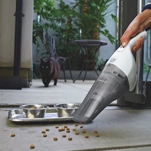 BLACK+DECKER Cordless Lithium Handheld Power Vacuum with Wall Mount Base and Charger, White (HNV220BCZ10FF)
