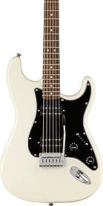 Squier Affinity Series Stratocaster Packs Electric Guitar, Charcoal Frost Metallic, Laurel Fingerboard