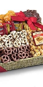 A Gift Inside Chocolate, Caramel and Crunch Grand Gift Basket