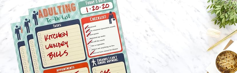 Adulting Note Pad (To Do List)