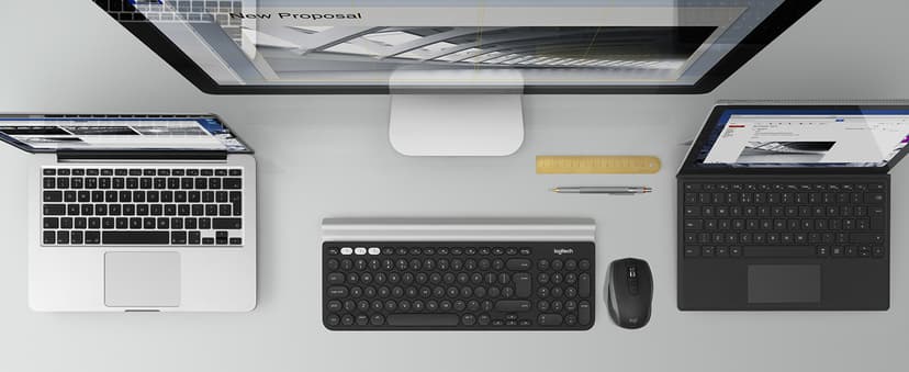 Logitech MX Anywhere 2S Bluetooth Edition Compact Wireless Mouse, No USB Receiver - Use On Any Surface, Hyper-Fast Scrolling, Rechargeable, Control Up to 3 Apple Mac and Windows Computers and Laptops