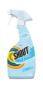 Shout Advanced Stain Remover Gel for Clothes Laundry, Ultra Concentrated Gel with Built-in Scrubber Brush for Deep Set-In stains, 8.7oz