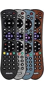 Philips Crystal Amplified Indoor TV Antenna, Extendable Dipole Rabbit Ears, 4K 1080P VHF UHF, Long Range, Amplifier Signal Booster, Digital HDTV Antenna, Smart TV Compatible, SDV3237N/27