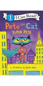 Pete the Cat 12-Book Phonics Fun!: A Box of 12 Mini-Books Featuring Short and Long Vowel Sounds – Expert-Reviewed Beginning Readers for Kids (Ages 3-6) (I Can Read Phonics)