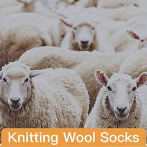 YZKKE 5Pack Womens Vintage Winter Soft Warm Thick Cold Knit Wool Crew Socks, Multicolor, free size