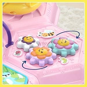 VTech Buzz and Learn Activity Table with Seven Interactive Play Zones, Pink