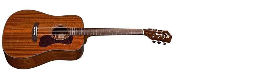 GUILD Guitars D-120 Acoustic Guitar, in Natural, All Solid Woods Dreadnought, Westerly Collection, with Premium Gig Bag