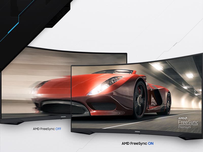 Samsung 34' Odyssey G5 Ultra-Wide Gaming Monitor with 1000R Curved Screen, 165Hz, 1ms, FreeSync Premium, Large Display, Eye Comfort, Multiple Ports, WQHD, LC34G55TWWNXZA, Black