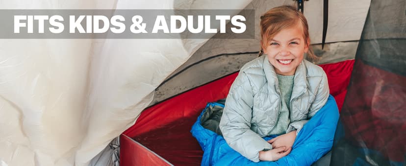 MalloMe Sleeping Bags for Adults Cold Weather & Warm - Backpacking Camping Sleeping Bag for Kids 10-12, Girls, Boys - Lightweight Compact Camping Essentials Gear Accessories Hiking Sleep Must Haves