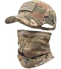 CAMOTER Camo Balaclava Mesh Face Mask - Lightweight Turkey Hunting Face Cover for Men & Women - Hunting, Fishing, Skiing