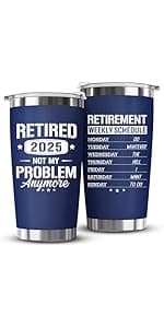 HEXMOZ Retirement Gifts - Retirement Gifts for Women, Men 2025 - Retired Ornament 2025 - Retired Gift for Coworker, Boss, Employee, Teacher, Nurse, Woman, Man - Acrylic Christmas Ornament Keepsake