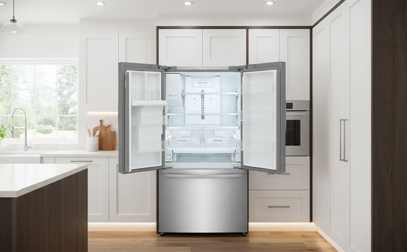 Frigidaire FRFS2823A 36 Inch Wide 27.8 Cu. Ft. French Door Refrigerator with External Ice and Water Dispenser - Stainless Steel