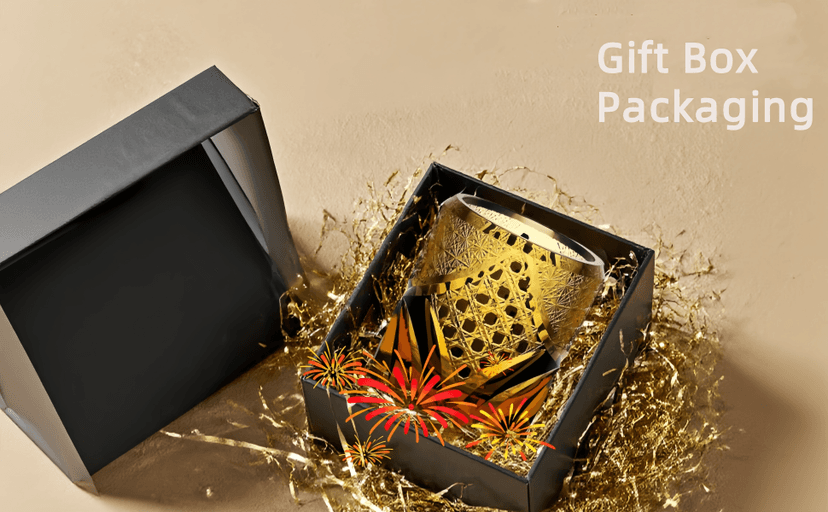 suigetsu Japanese Crystal Whiskey Glass, Cut Crystal Pattern, Luxury Cocktail Glassware (Amber)