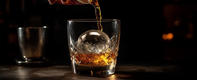 Clear Ice Ball Maker for Whiskey: FDDBI Circle Ice Cube Tray Make 2Inch Ice Sphere - Clear Ice Cube Maker for Old Fashioned Bourbon Whisky