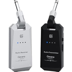 5.8Hz Guitar Wireless System Anti-Interference Instrument 4Channels Wireless Transmitter Receiver Digital Audio Cordless System Bass For Electric Guitars Bass