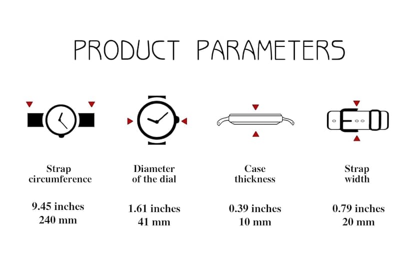 RUYEOOK Unisex Watches Fashion Creative Original Design Watch for Men and Women Unique Wristwatch Easy to Read time