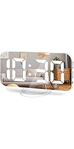 Lamisola Small Analog Travel Alarm Clock, Battery Operated Desk Table Shelf Clock for Kids, Quieter Bedside Alarm Clocks for Bedrooms Bathroom Living Room Kitchen, Black