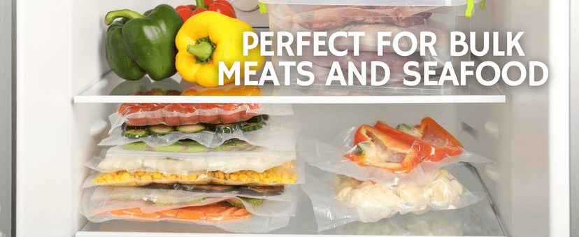 MEGAWISE 2025 Powerful Vacuum Sealer Machine | Compact Design | One-Touch Automatic | Seal in 10-20 Seconds | Dry, Moist, Wet, and Cold Modes | With 10 Vacuum Bags & Built-in Cutter (Grey)