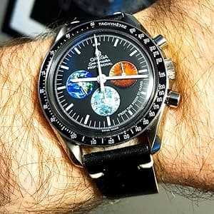 hemsut h Leather Watch Bands for Men, Horween Quick Release Leather Watch Strap Vintage Watch Replacement Wrap of 18mm, 20mm, 22mm