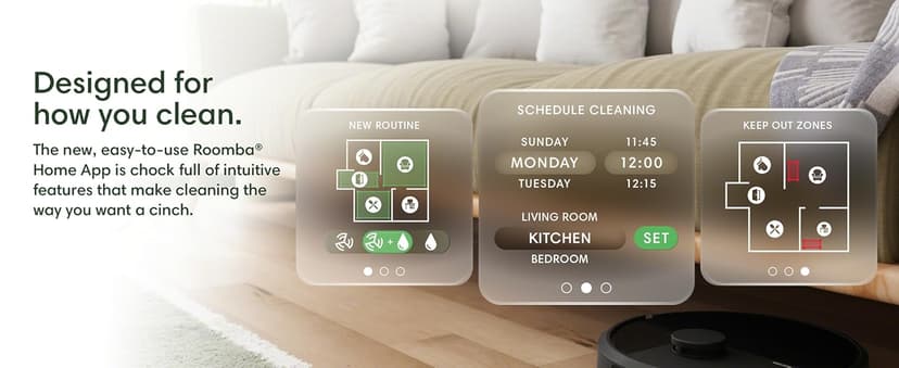 iRobot Roomba Plus 505 Combo Robot Vacuum & Mop with AutoWash Dock - Extending Spinning Mop Pads, Self-Empties, Pad Wash & Heated Drying, Self-cleaning, Recognizes & Avoids Obstacles, LiDAR Navigation