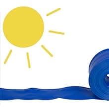 Poolmaster 32170, Essential Collection Heavy-Duty Swimming Pool Backwash Hose, 1 1/2-Inch x 50-Feet