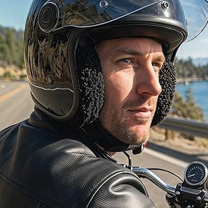 Helmet Wind Noise Reducer – Motorcycle Ear Plugs Alternative for Ear Wind Protection & Noise Blocker, Fits Bike & Motorcycle Helmets