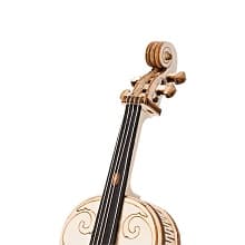 ROKR Wooden 3D Puzzles for Adults Violin, Musical Instrument Model Kit 3D Puzzles to Build, Desk Decor/DIY Hobbies/Gifts for Family and Friends (Violin) B0B7J49BWX