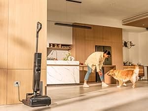 DREAME H12 Pro FlexReach Wet Dry Vacuum Cleaner, 0 Tangle Cordless Vacuum Mop All-in-One for Hard Floors, 180° Lie-Flat Floor Cleaner Machine with 194°F Hot Self-Cleaning, 50Mins Runtime