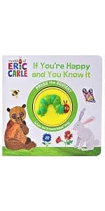 World of Eric Carle, Hear Bear Roar 30-Button Animal Sound Book - Great for First Words - PI Kids 1450874770
