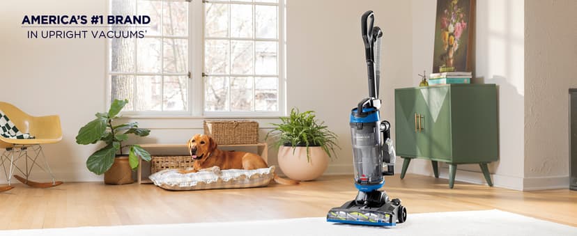 Bissell CleanView Swivel Vacuum with Triple Action Brush Roll, Swivel Steering, Extension Wand, Easy-Empty Dirt Tank, Multi-Cyclonic Suction System, New 2024 Model