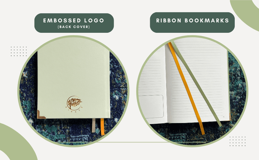 Blank Recipe Notebook | Small Blank Recipe Book to Write in Your Own Recipes | Artisan Hardcover Journal for 60 Recipes | 8.4” x 6” Leather Sage Green & Gold Hardcover | Tabs, Stickers, Pocket & Bookmarks B0D9KZP8TG