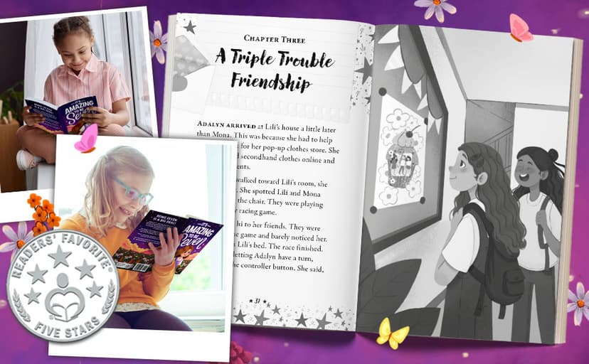 It's Amazing To Be Seven: An Inspiring Beginner Chapter Book for 7-Year-Old Girls about Self-Confidence, Friendship, and Inner Strength (Motivational Gifts for Girls) 8367973615
