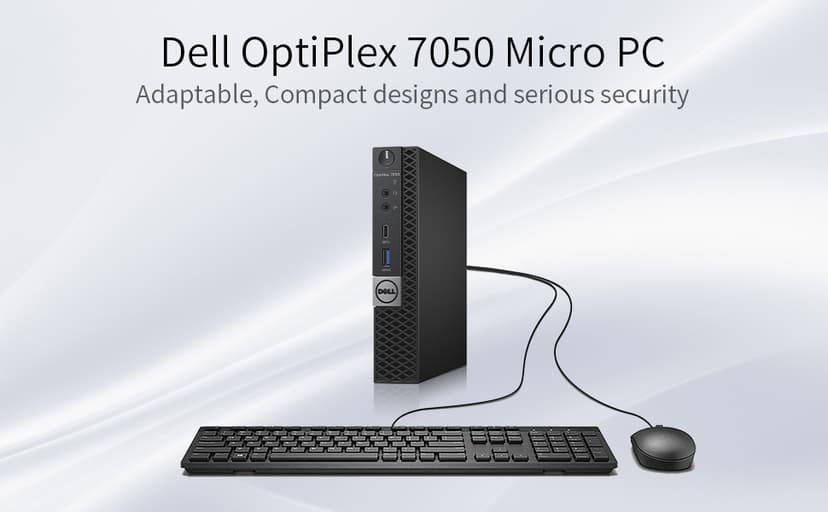 Dell OptiPlex 7050 Micro Computer, Intel Quad Core i5-6500T up to 3.1GHz, 16G DDR4, 256G SSD, Windows 11 Pro 64 Bit (Renewed)