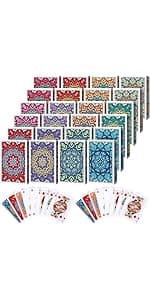 Zubebe 28 Pack Kids Card Games Gifts Bulk Classic Playing Card Game Set for Kids Includes Go Fish, Old Maid, Crazy Eights, Memory Match, Slap Jack, Playing Toy for Party Favors (Classic)