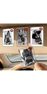Custom acrylic clip with your photo and message, an anniversary, Valentine's Day or Christmas gift for couples and loved ones Personalized Car Visor Photo Clip, Drive Safe Picture Holder B0GGHG2KHN