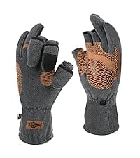 Palmyth Flexible Fishing Gloves Warm for Men and Women Cold Weather Insulated Water Repellent Great for Ice Fishing Fly Fishing Photography Motorcycling Running Shooting Hiking